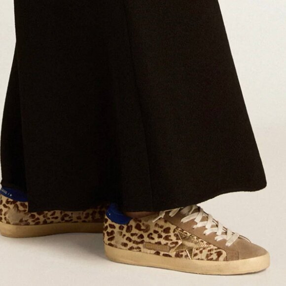 Golden Goose Super Star Horsey Sneakers in Blue Heel - Picture 2 of 16